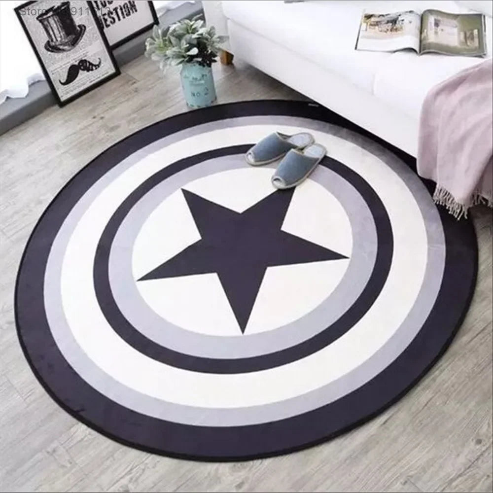 Tapis Rond CAPITAINE AMERICA (2 Styles) - V2