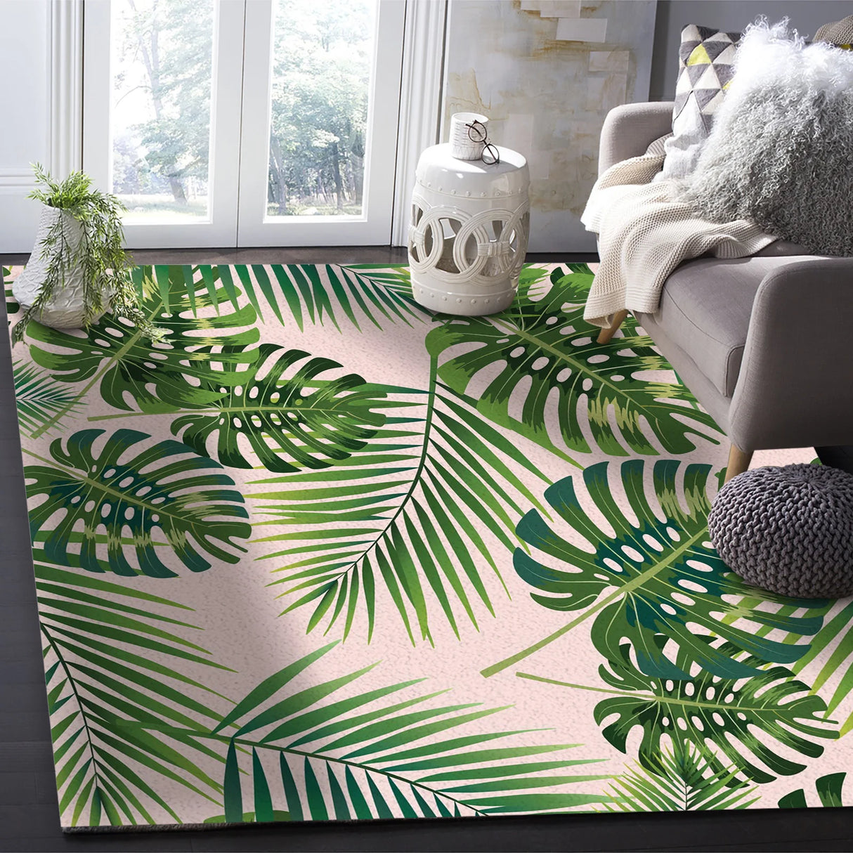 Tapis FEUILLES DE JUNGLE (15 Styles) - V1