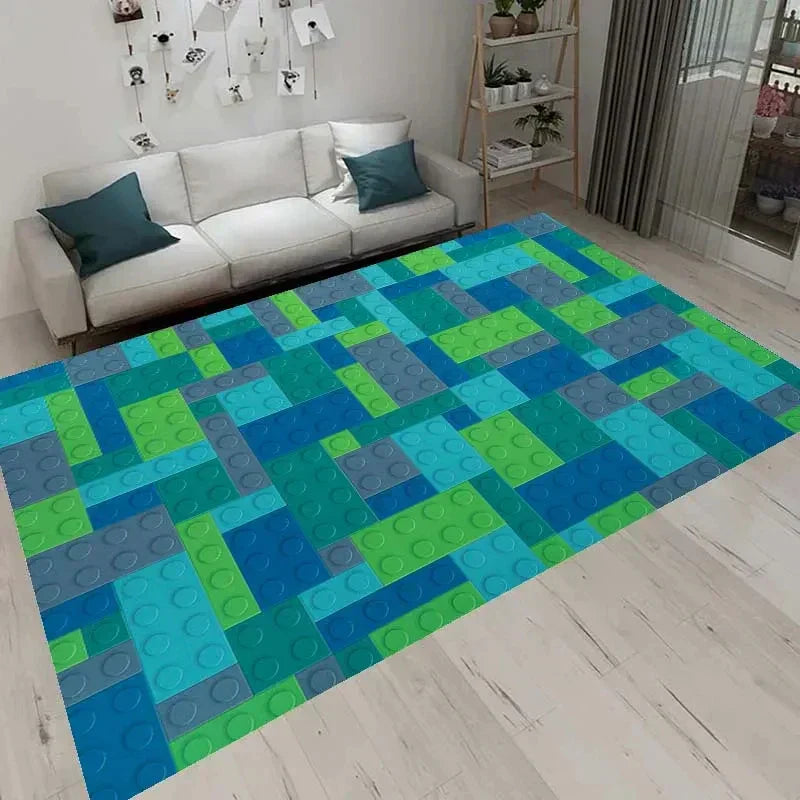 Tapis Géométrique LEGO (12 Styles) - V9