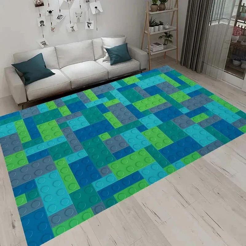 Tapis Géométrique LEGO (12 Styles) - V3