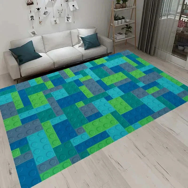 Tapis Géométrique LEGO (12 Styles) - V4