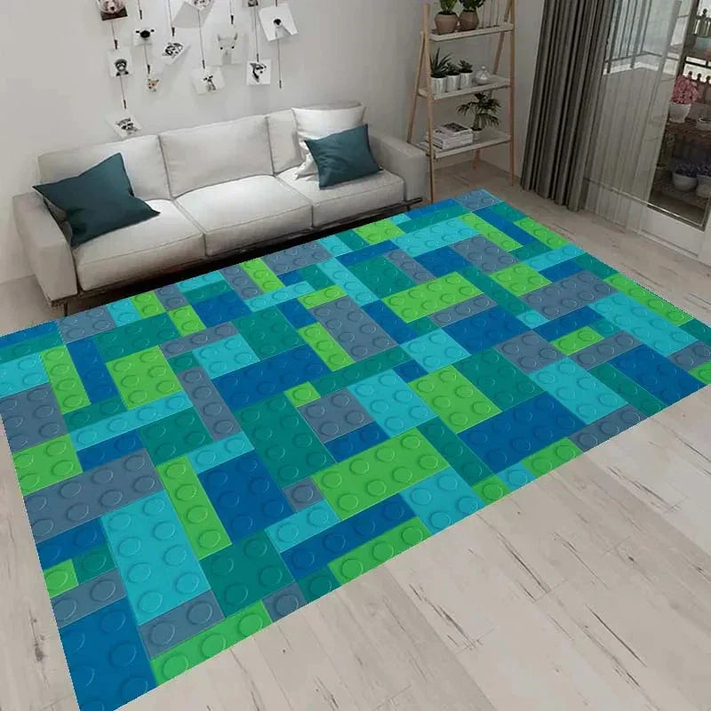 Tapis Géométrique LEGO (12 Styles) - V6