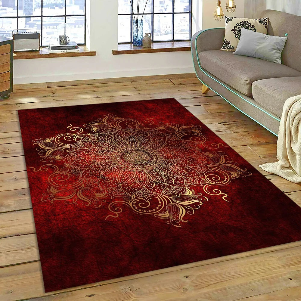 Tapis Rectangle FLEURS DE YOGA (17 Styles) - V1