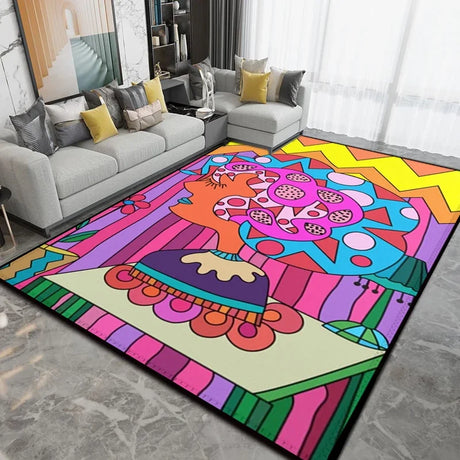 Tapis Abstrait Popart (11 Styles) - V2