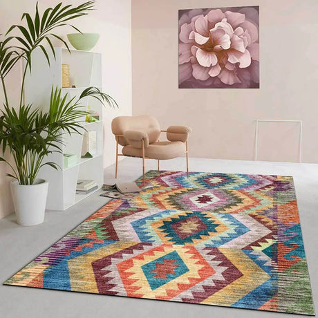 Tapis Rectangulaire RETRO (2 Styles) - V2