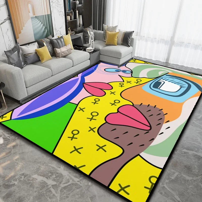 Tapis Abstrait Popart (11 Styles) - V2