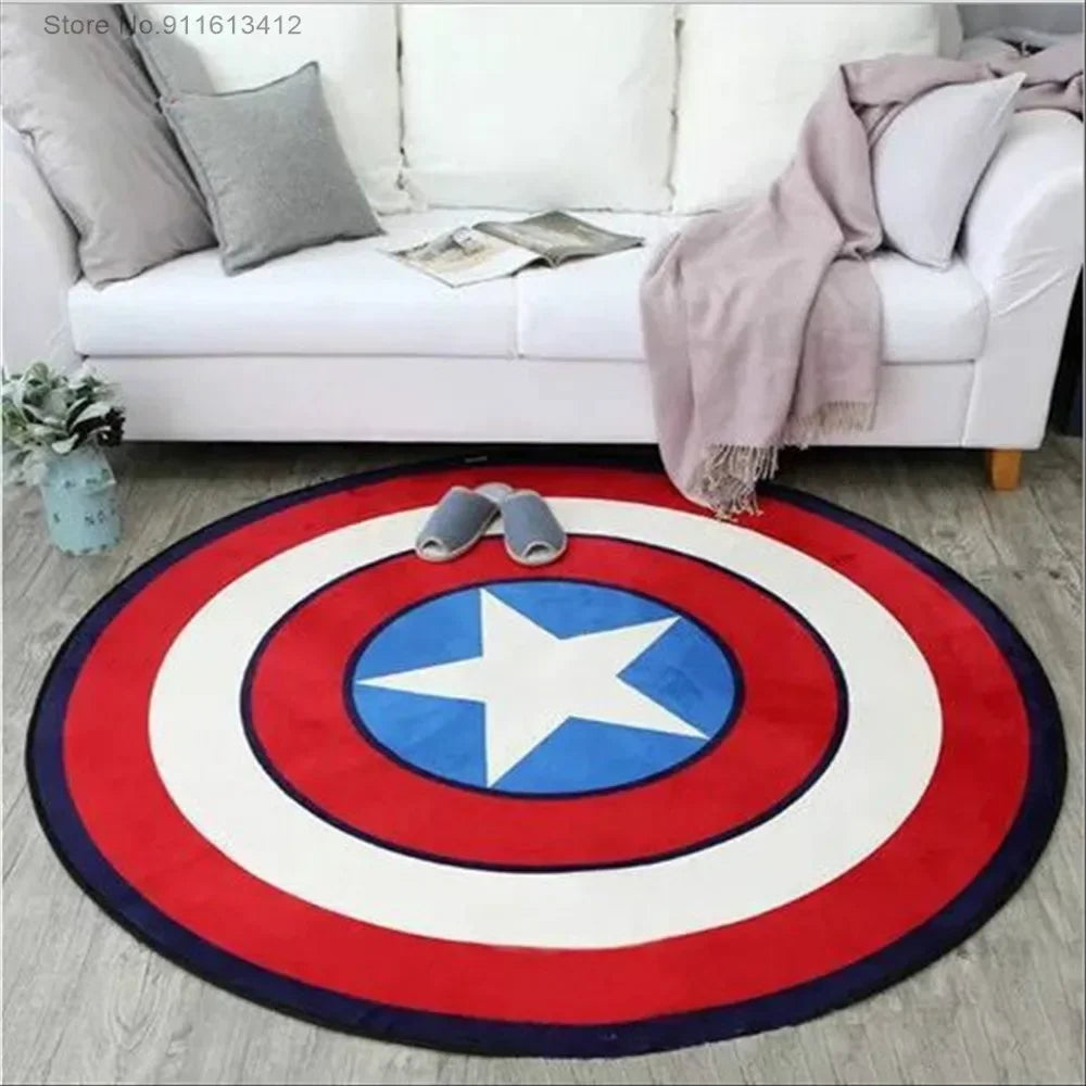 Tapis Rond CAPITAINE AMERICA (2 Styles) - V2