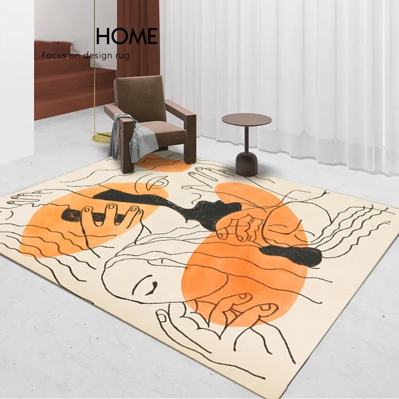 Tapis Rectangulaire NORDIQUE (9 Styles)- V4