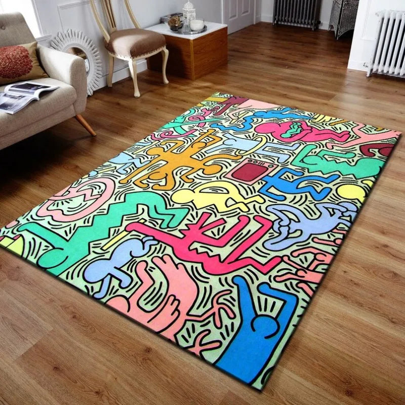 Tapis Cartoon Graffiti - (11 Styles) - V1