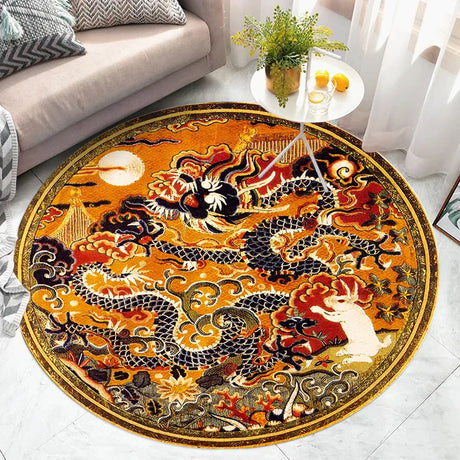 Tapis Rond CHINA DRAGON ( 16 Styles ) - V6