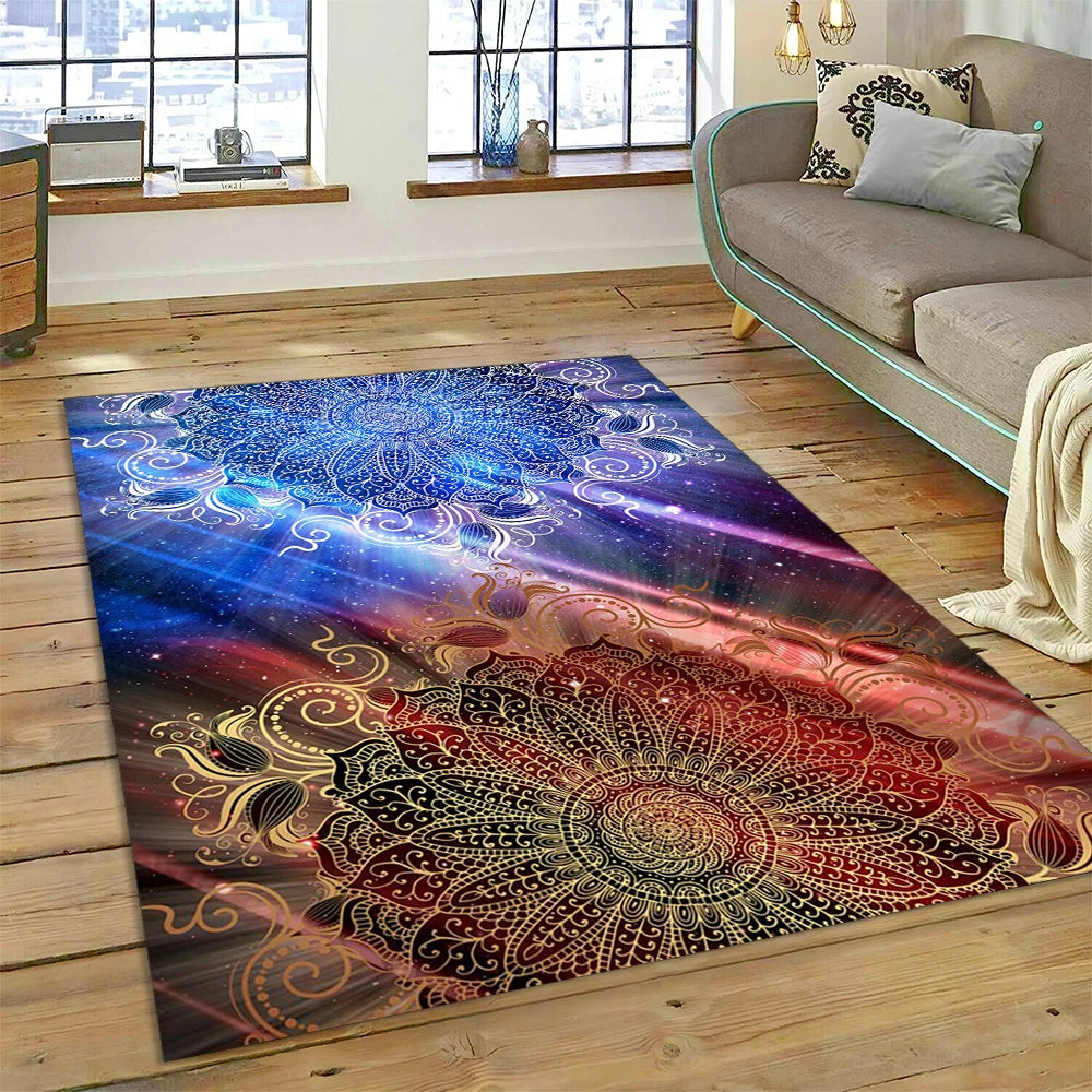 Tapis Rectangle FLEURS DE YOGA (17 Styles) - V1