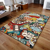 Tapis Cartoon Graffiti - (11 Styles) - V7