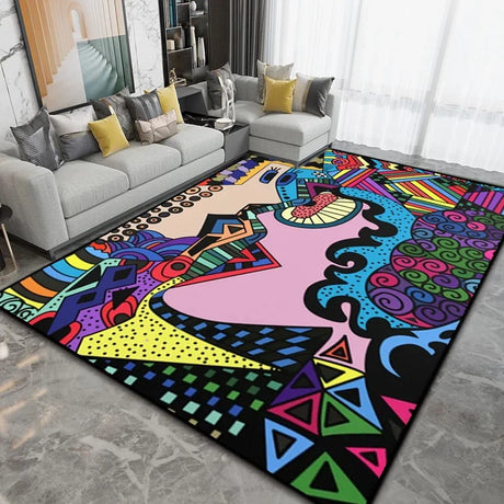 Tapis Abstrait Popart (11 Styles) - V1