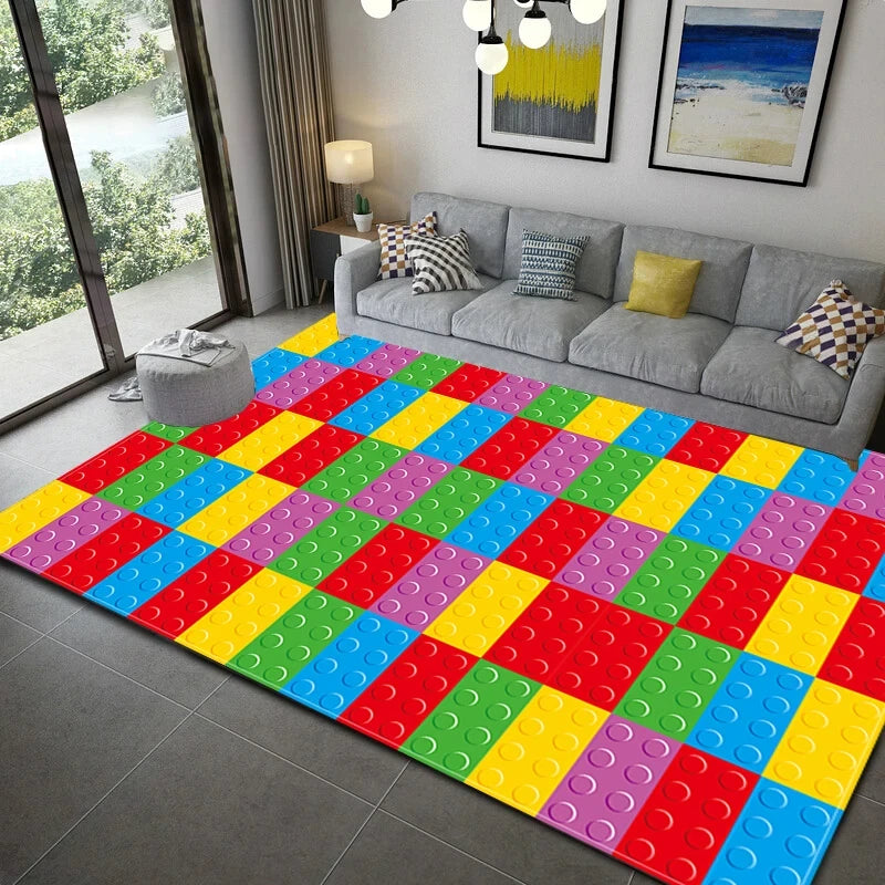 Tapis Géométrique LEGO (12 Styles) - V1