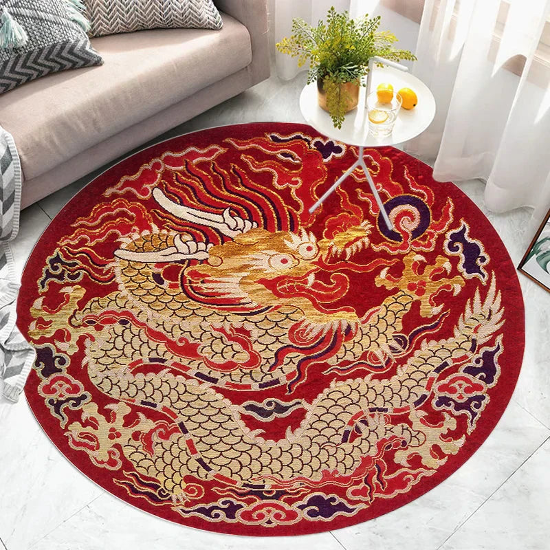 Tapis Rond CHINA DRAGON ( 16 Styles ) - V6