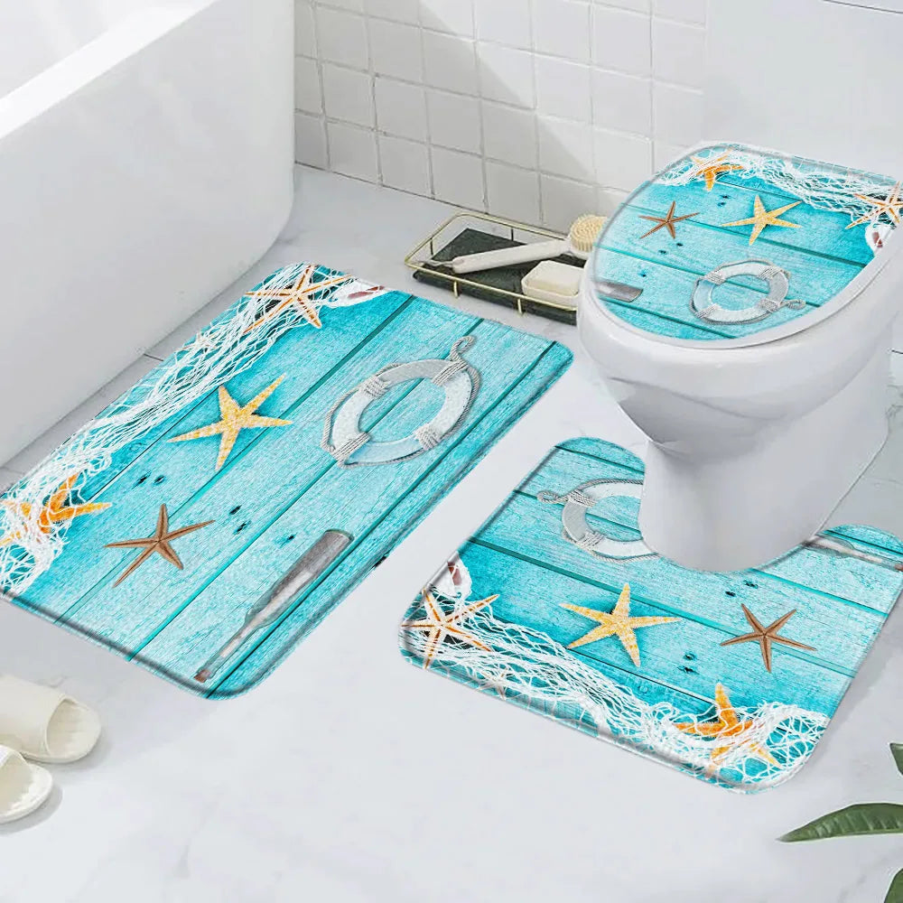 Tapis Salle de Bain - Océan ( 8 Styles) - V7