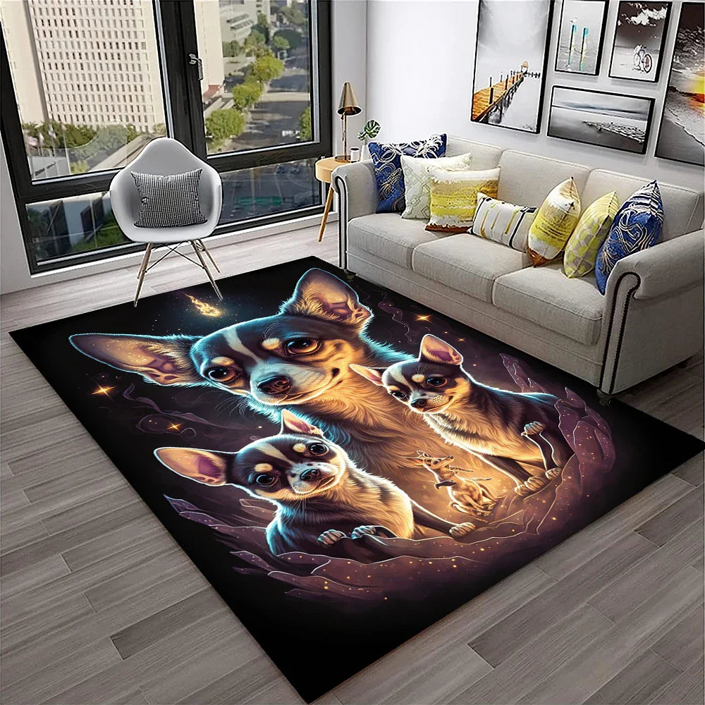 Tapis Rectangulaire CANINE ( 21 Styles) - V2