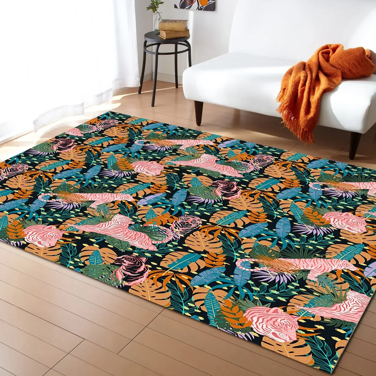 Tapis FEUILLES DE JUNGLE (15 Styles) - V4