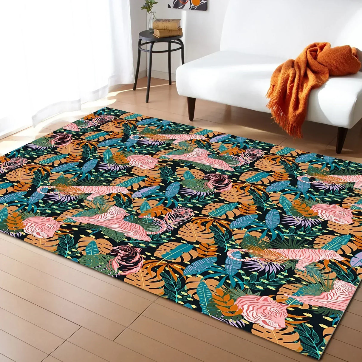 Tapis FEUILLES DE JUNGLE (15 Styles) - V7