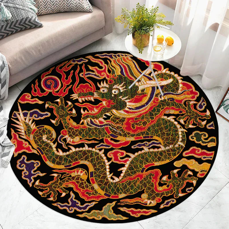 Tapis Rond CHINA DRAGON ( 16 Styles ) - V9