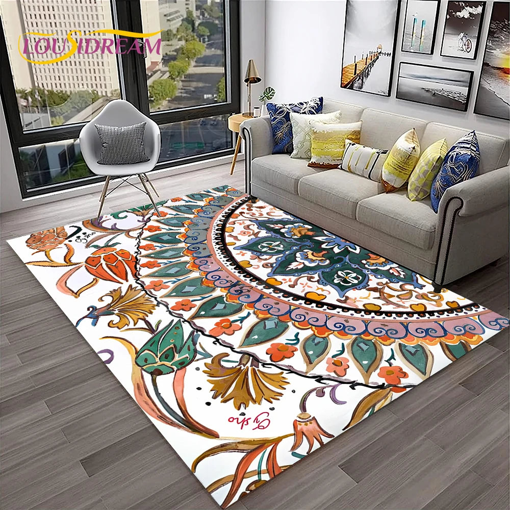 Tapis Rectangulaire FLEUR MANDANA (20 Styles) - V1