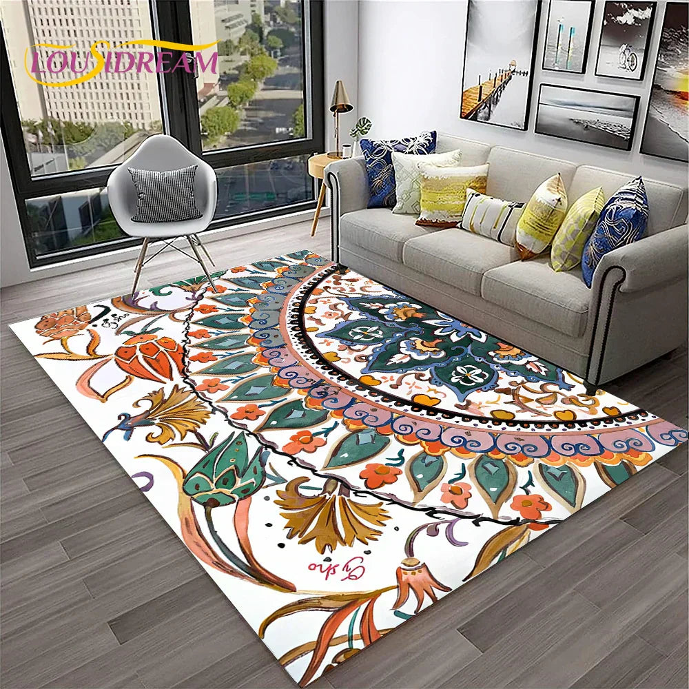 Tapis Rectangulaire FLEUR MANDANA (20 Styles) - V19