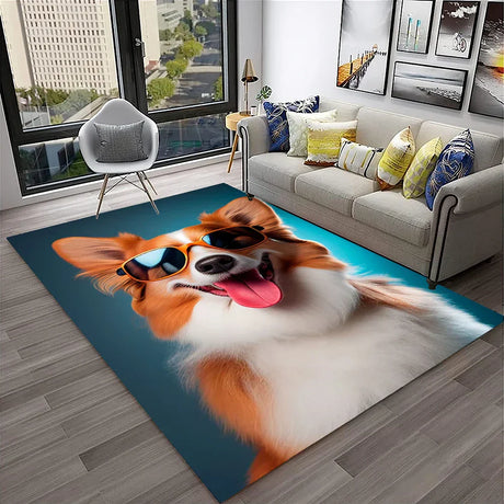 Tapis Rectangulaire CANINE ( 21 Styles) - V4