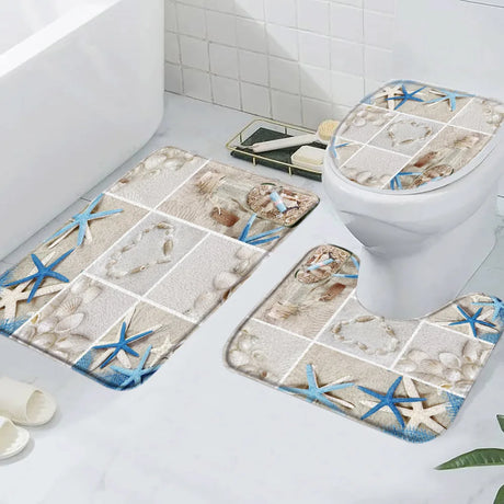 Tapis Salle de Bain - Océan ( 8 Styles) - V5