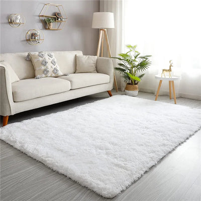 Tapis-Cocooning-peluche-poil-doux-rectangle-luxueux-salon-chambre-decoration-design-blanc