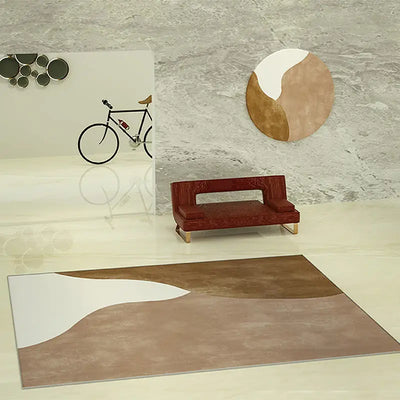 Tapis-abstrait-rectangle-luxueux-salon-chambre-decoration-minimalistre-marron