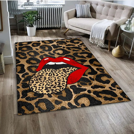 Tapis-leopard-motif-animal-rectangle-luxueux-salon-chambre-decoration-design-bouche-rolling-stones