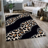 Tapis-leopard-motif-animal-rectangle-luxueux-salon-chambre-decoration-design-griffe-noir