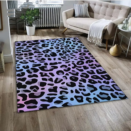 Tapis-leopard-motif-animal-rectangle-luxueux-salon-chambre-decoration-violet-design