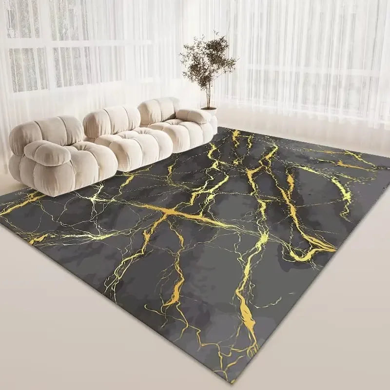 Tapis-marbre-effet-luxueux-salon-decoration-gris